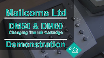 Changing the ink cartridge for a DM50 & DM60 Franking Machine