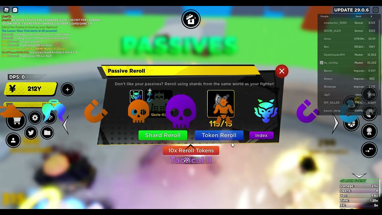 10x Reroll Tokens 2nd Tested, Anime Fighters Simulator