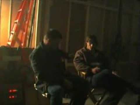 Supernatural Jared & Jensen rehearse. **Behind the...