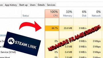 How to fix HIGH CPU USAGE while using STEAM LINK (Get more performance)