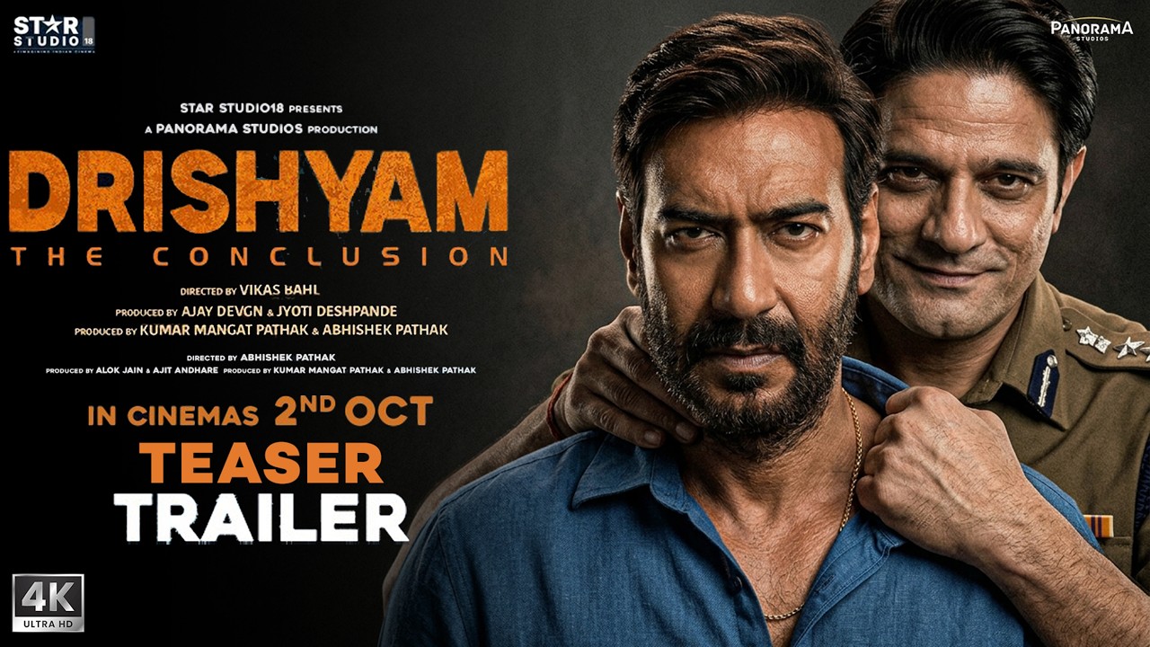 Drishyam 3 - Final Trailer | Ajay Devgn, Tabu, Jaideep Ahlawat | Abhishek Pathak | Shriya S | 2 Oct