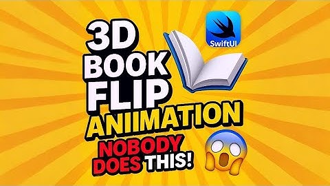 INSANE SwiftUI 3D Book Flip Animation! (No One