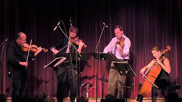Cool Performance by Quartet San Francisco: Three Stages for String Quartet(Gordon Goodwin),3rd movt.