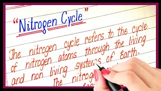 What is nitrogen cycle | Definition of nitrogen cycle