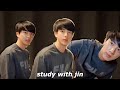 ˢᵗᵘᵈʸ ᵛˡᵒᵍ #⁸ 50 minutes chill jin playlist for studying / relaxing