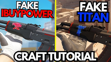 FAKE iBUYPOWER & Titan Sticker Craft Tutorial in CS2 (Fake Katowice 2014 Sticker Combos)