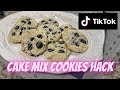 How to make cookies with cake mix  tik tok cookie hacks