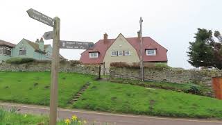 England Coast Path: Bamburgh to Holy Island Causeway, Tue 12 Mar 24.