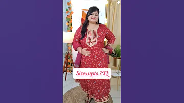 Gorgeous Anarkali Suit Set Upto 7XL Size On Flipkart Plussize Ytshorts Plussizefashion 