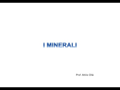 Video: Come vengono utilizzati i minerali nell'industria?