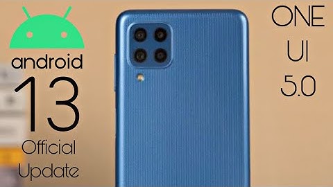 Samsung Galaxy F22 Android 13 ONE UI 5.0  Official Update (RELEASED)