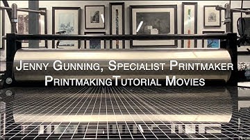 Video Tutorial How to print Lino on your etching press.
