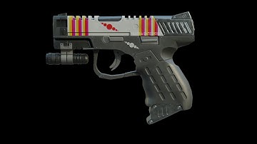 Sci-fi Pistol Turntable