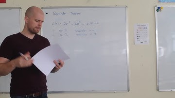 GCSE Additional Mathematics - The Remainder Theorem