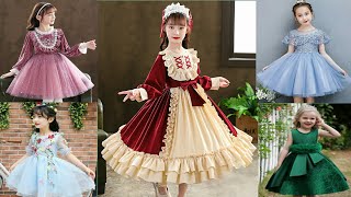 Exclusive Party Wear Frock Designchina Party Dress For Girlsbirthday Party Dress For Baby Girl.