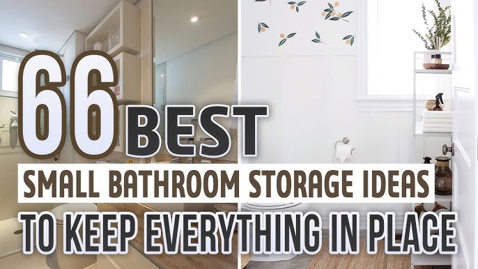 30+ Genius Ideas for Better Small Bathroom Storage • Craving Some Creativity