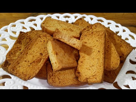 Toast Biscuit recipe/চুলায় তৈরি টোষ্ট বিস্কুট/Tea Biscuit/Plain Biscuit