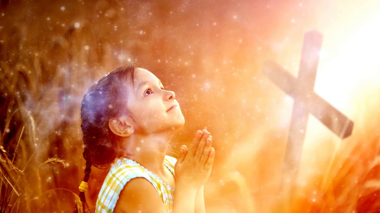 A child humble prayer Video background loop 1080p Full HD - YouTube