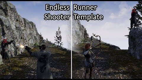 Unreal Engine Modular Endless Runner Shooter Trailer