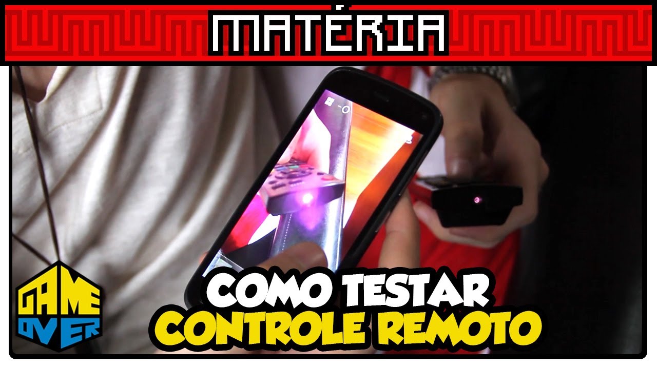 Como testar controle remoto usando celular - Matéria - YouTube