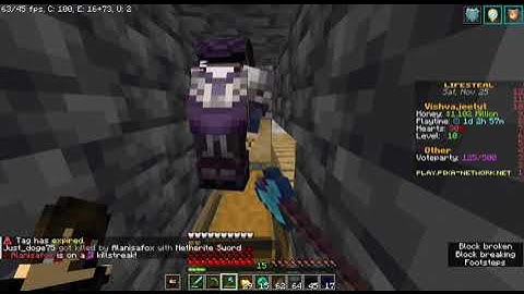 Raiding a Big Base in Pika-network Lifesteal