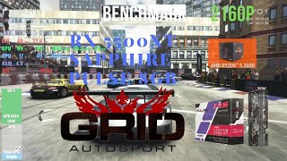 GRID Autosport RX 5500 XT Sapphire Pulse 8GB Benchmark Ryzen 2600 2160p 4k