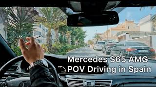 POV Driving W221 Mercedes S65 AMG V12