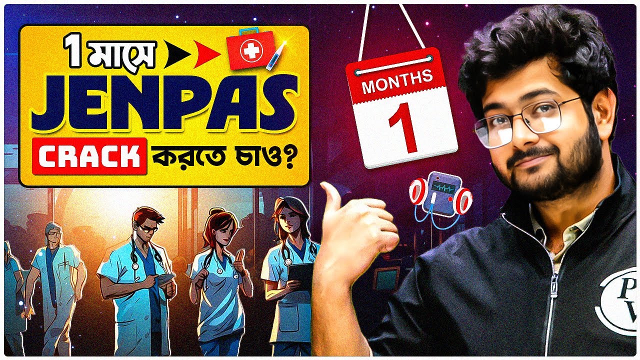 JENPAS UG 2025 মাত্র ১ মাসে Crack করো 🔥| Complete Guidance | Jenpus UG 2025 Preparation