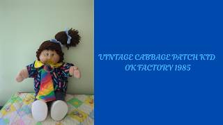 Adult Doll Collector Vintage Cabbage Patch Kid OK Factory 1985👧