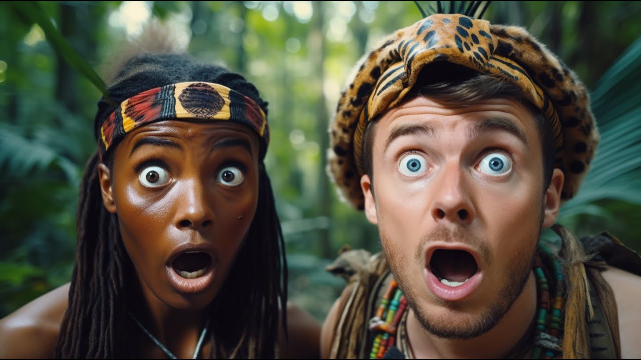 Племя Хули яркий народ, отрезанный от цивилизации - YouTube