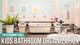 30+ Awesome Ways to Organize a Kids Bathroom