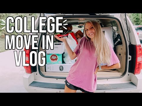 COLLEGE MOVE IN VLOG // senior year