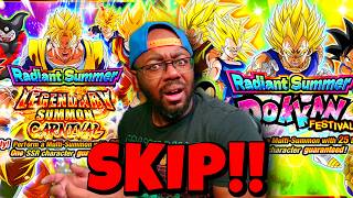 DO NOT SUMMON ON THE RADIANT SUMMER DOKKAN CARNIVAL BANNERS