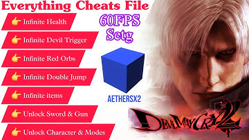 Devil May Cry 2 AetherSX2 Cheats Code + 60FPS Setting File All Devices Working 2025