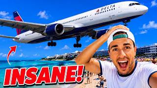 Maho Beach St. Maarten is INSANE! ✈️