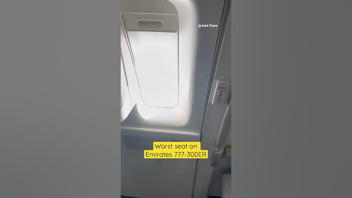 Worst Economy Class Seat On Emirates (Boeing 777-300ER)