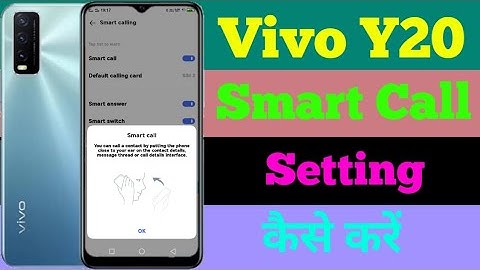 Vivo Y20 Smart Call Setting कैसे करें || How To Vivo Y20 Smart Call Setting || The Tech Àkash