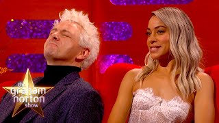 Michael Sheen & Cush Jumbo Didnt Realise Hummer Had A Nsfw Meaning The Graham Norton Show