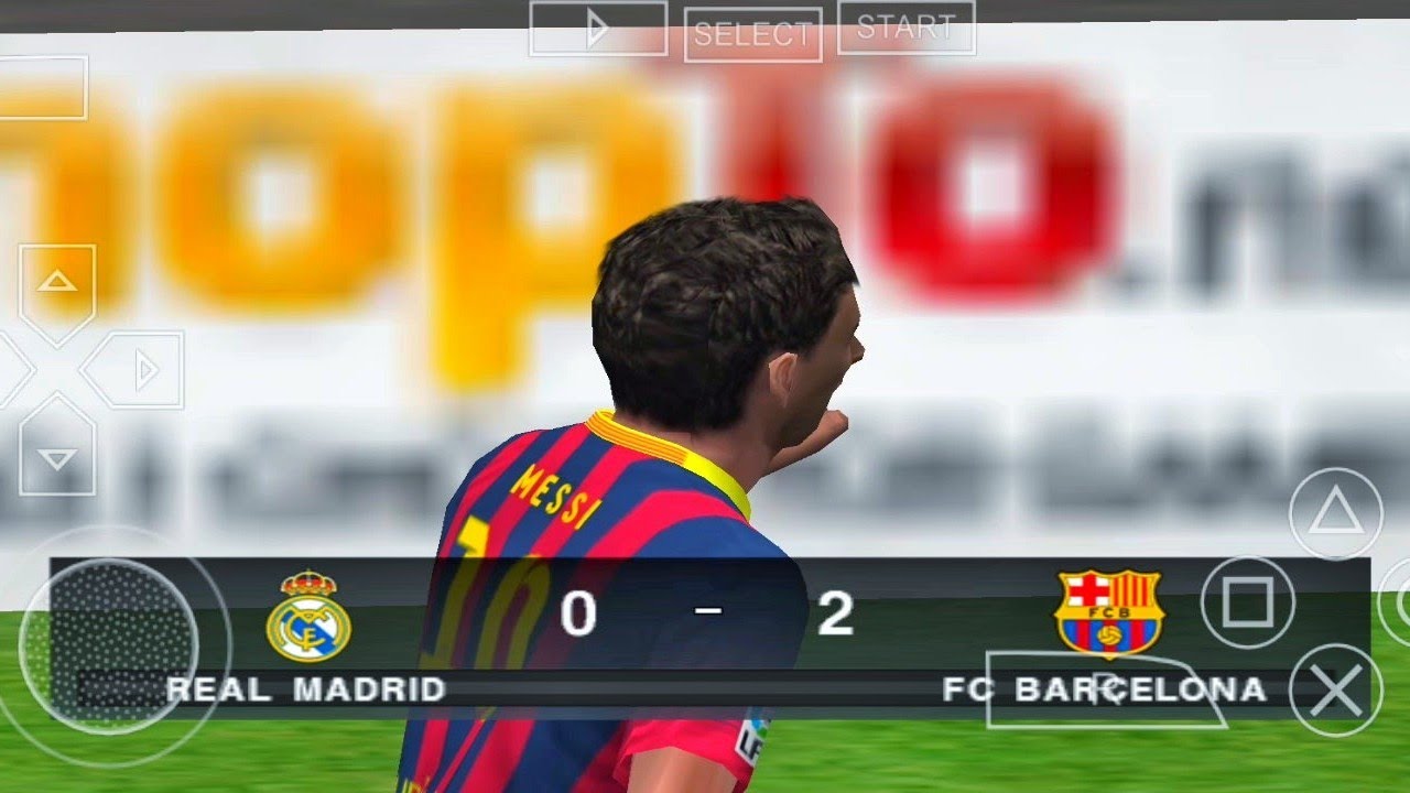 Nostalgia! eFootball PES 2012 PPSSPP HD Graphics Gameplay | Real Madrid Vs Barcelona 