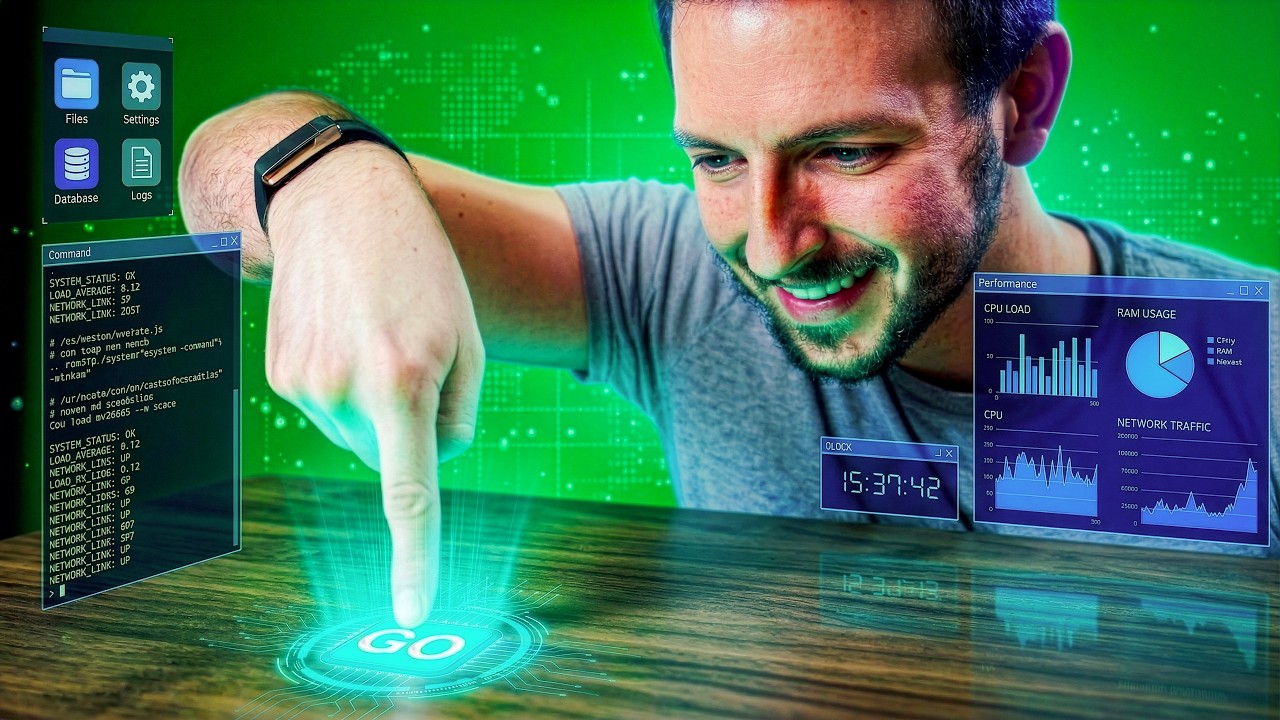 J'ai transformé en bureau en écran intelligent