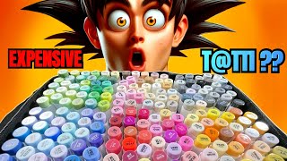 I tried Ohuhu's 'BIG BUCKET' |Ohuhu 168 Alcohol Markers review |UltraInstinctart@ohuhuart_official