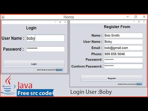 #JavaLogin ? Java Login and Register Tutorial   MakeStep by Step Using NetBeans And MySQL Database