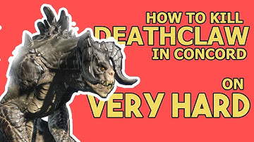 FALLOUT 4:  How to kill Deathclaw in Concord on Very Hard