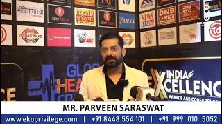 Parveen Saraswat Shines at India Excellence Awards 2025 🏆