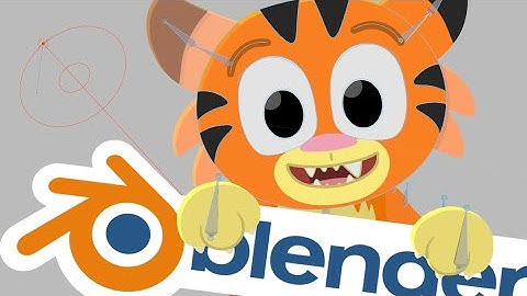 Rigging a 2D Animated Character - Part 9: Time Offset Modifiers and Drivers (Blender Grease Pencil)