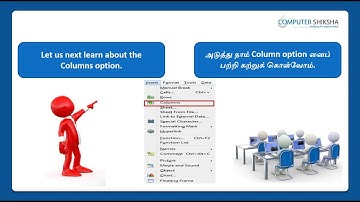 Class 6 Open Office Calc 1 - Learn computers - Computer Education Online & Free (In Tamil)