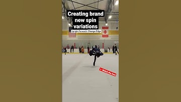 A New Difficult Spin Position I Did #shorts #athletics #figureskating