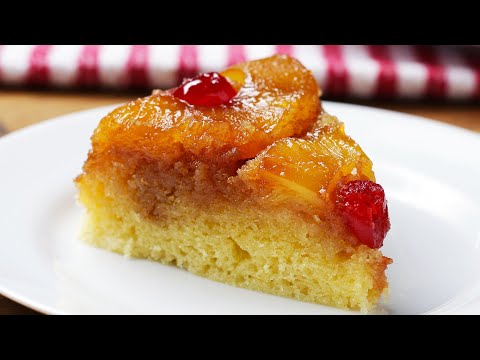 Rice Cooker Pineapple Upside-Down Cake