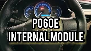 Throttle Internal Module P060E | Applying Brake Check Light On | Problem Solved @armanfaiz