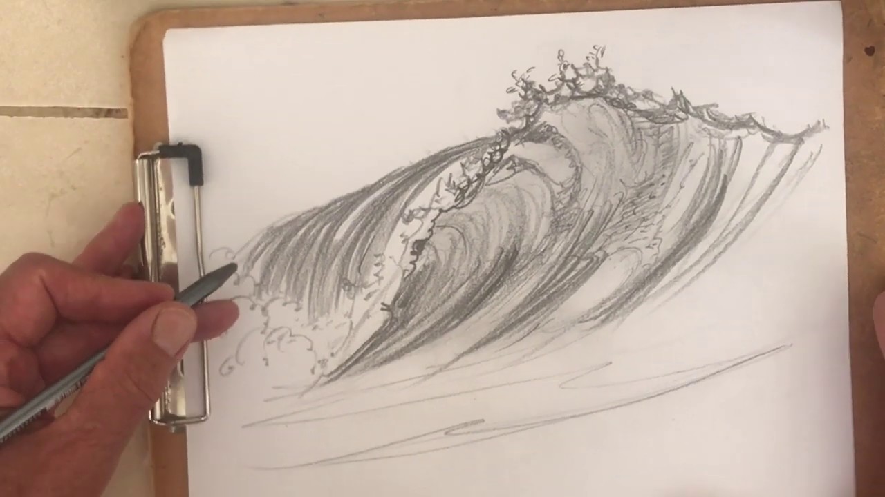 Draw a Breaking Wave - Art with Jim Freeheart - YouTube